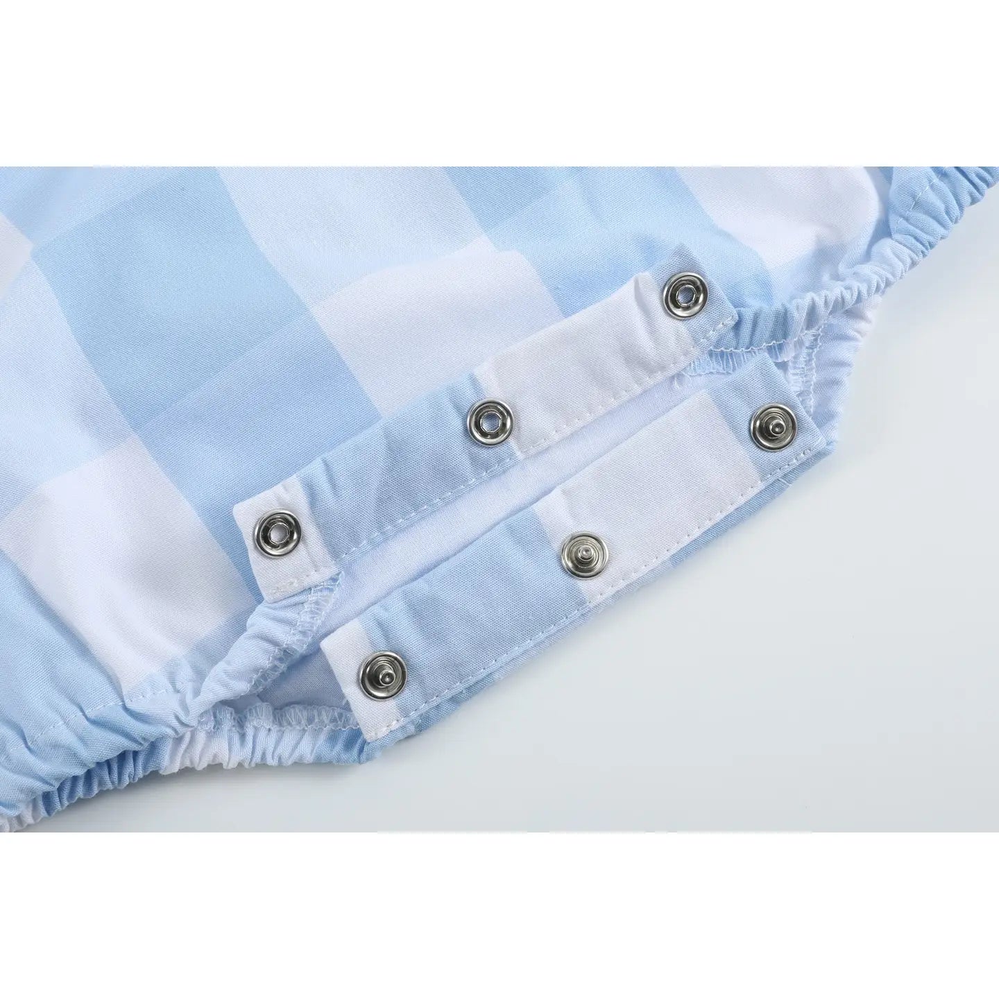 "Oliver" Large Blue Check Bubble