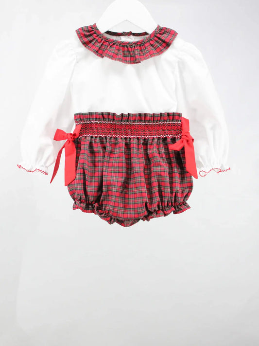 Plaid Sarah Bloomer Set