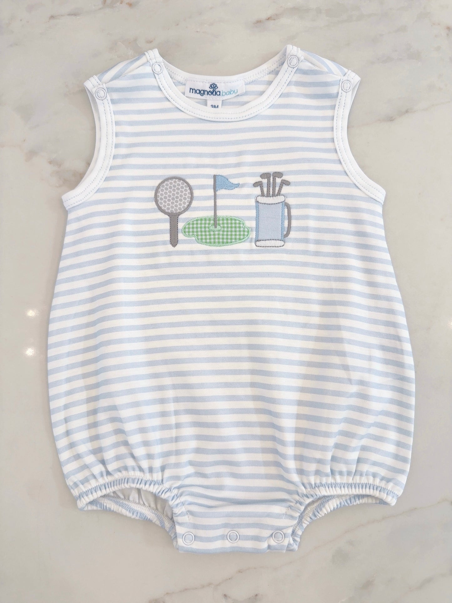 Luke Golf Striped Bubble