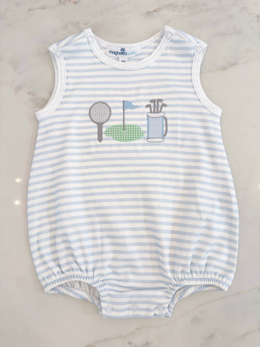 Luke Golf Striped Bubble