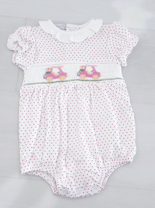 Marley Golf Smocked Bubble (Pink)