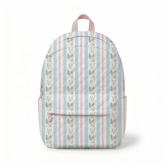 Blue Floral Backpack