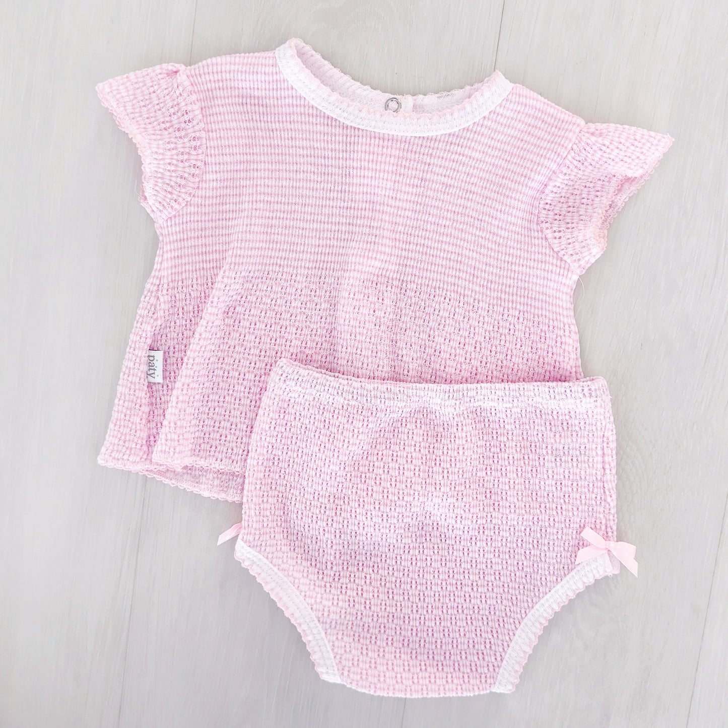 Paty Flutter Sleeve Diaper Set