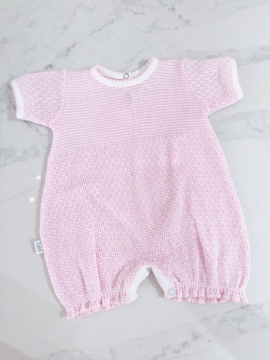 Paty Short Pink Romper