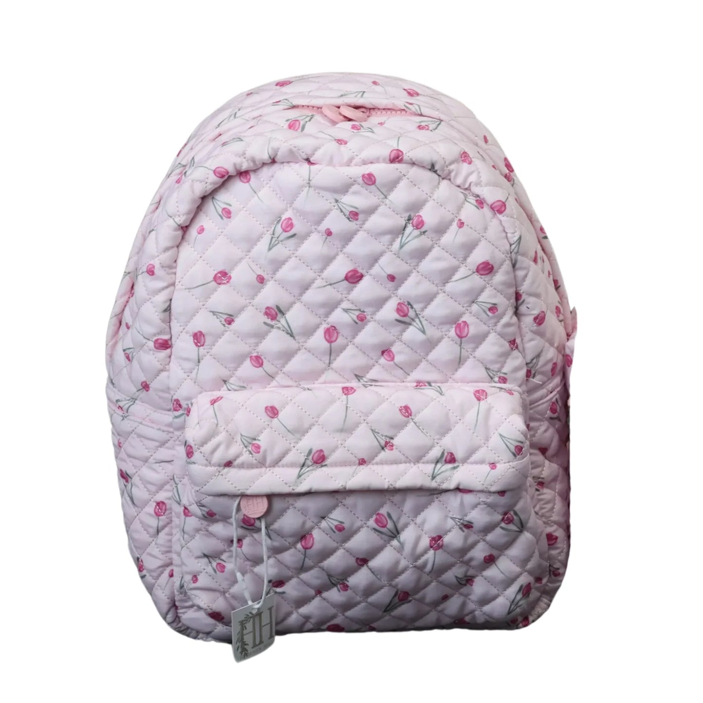 Tiptoe Tulip Quilted Backpack