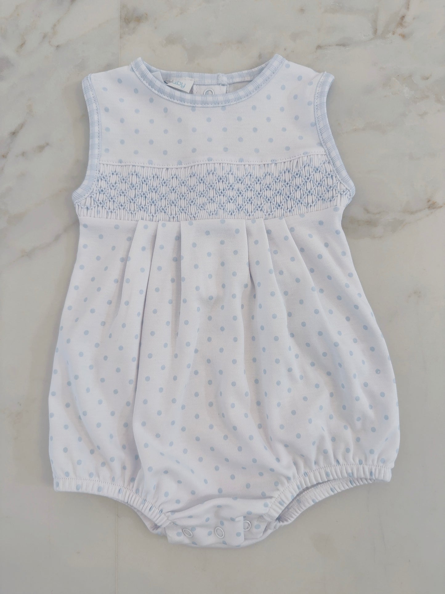 Nathan Smocked Dots Bubble
