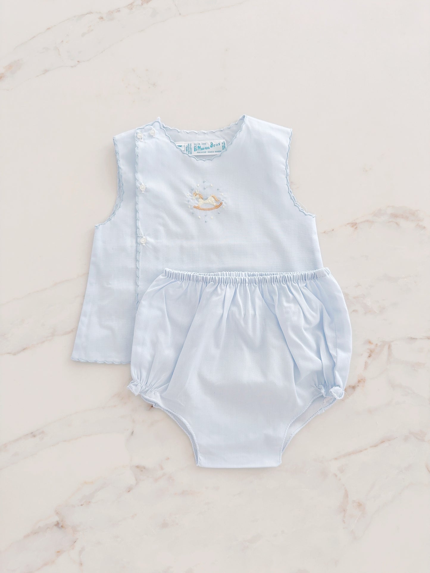 Feltman Brothers- Rocking Horse Diaper Set