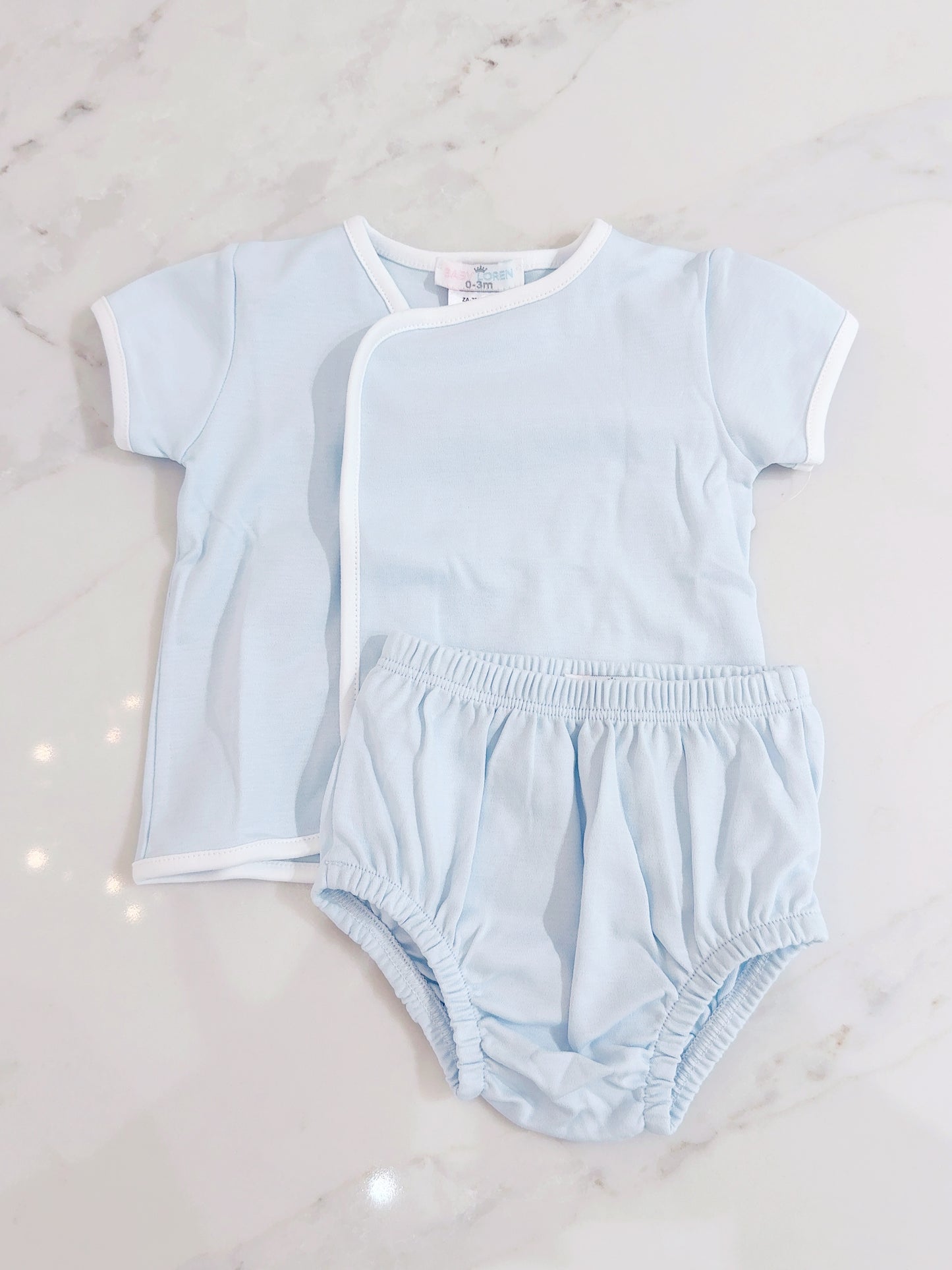 Matthew Diaper Set- Blue