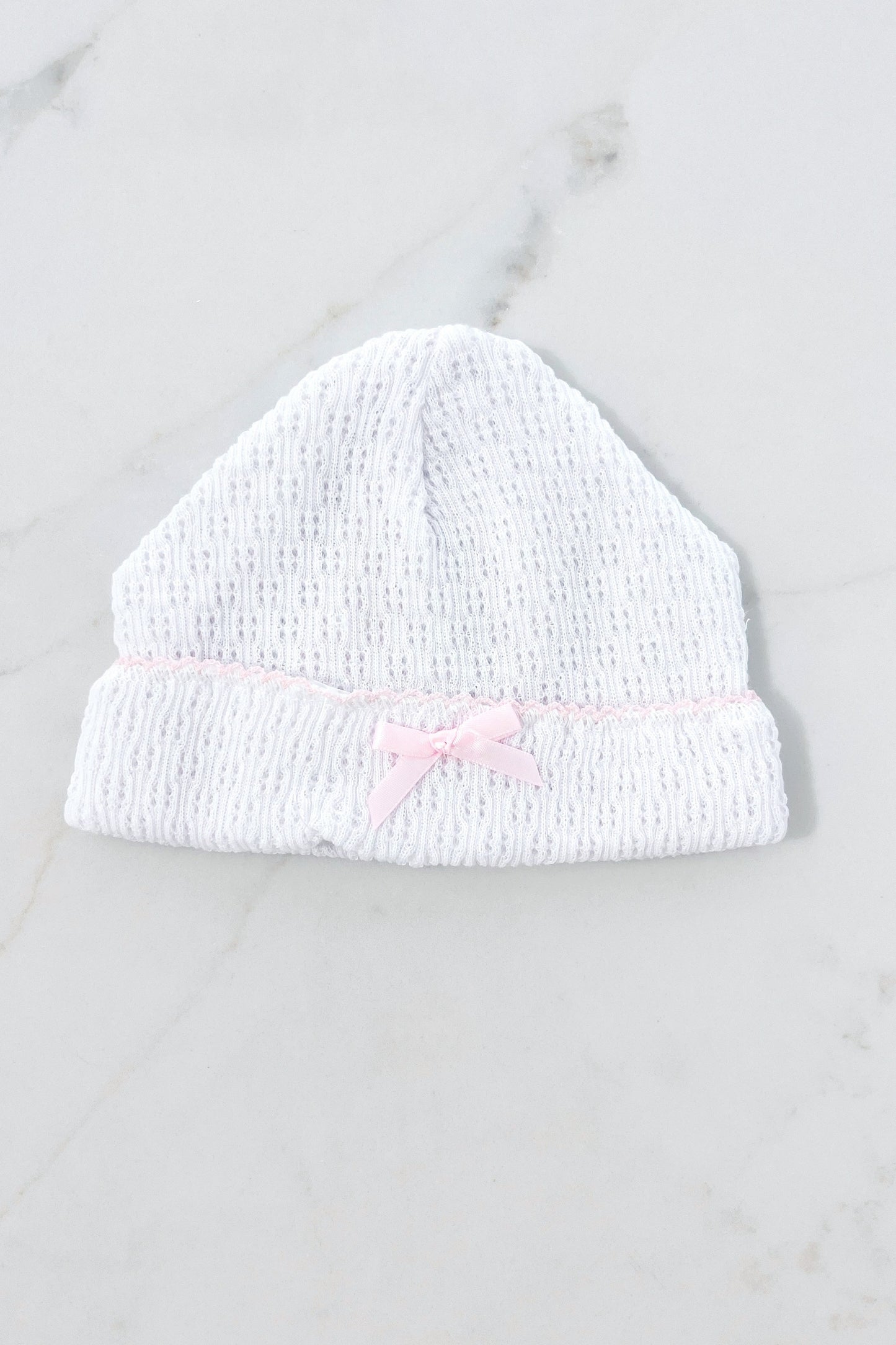 Paty Beanie- Pink Bow