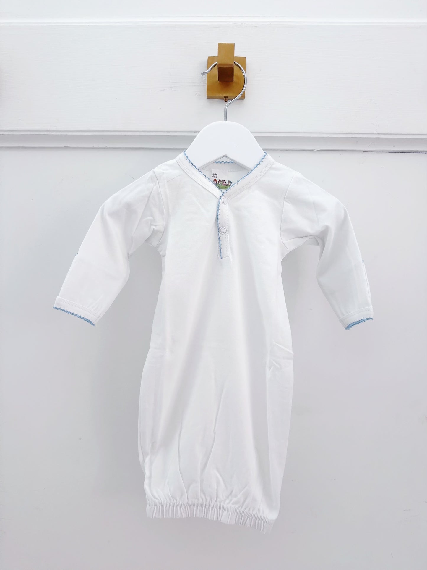 Harper Gown (Blue Trim)