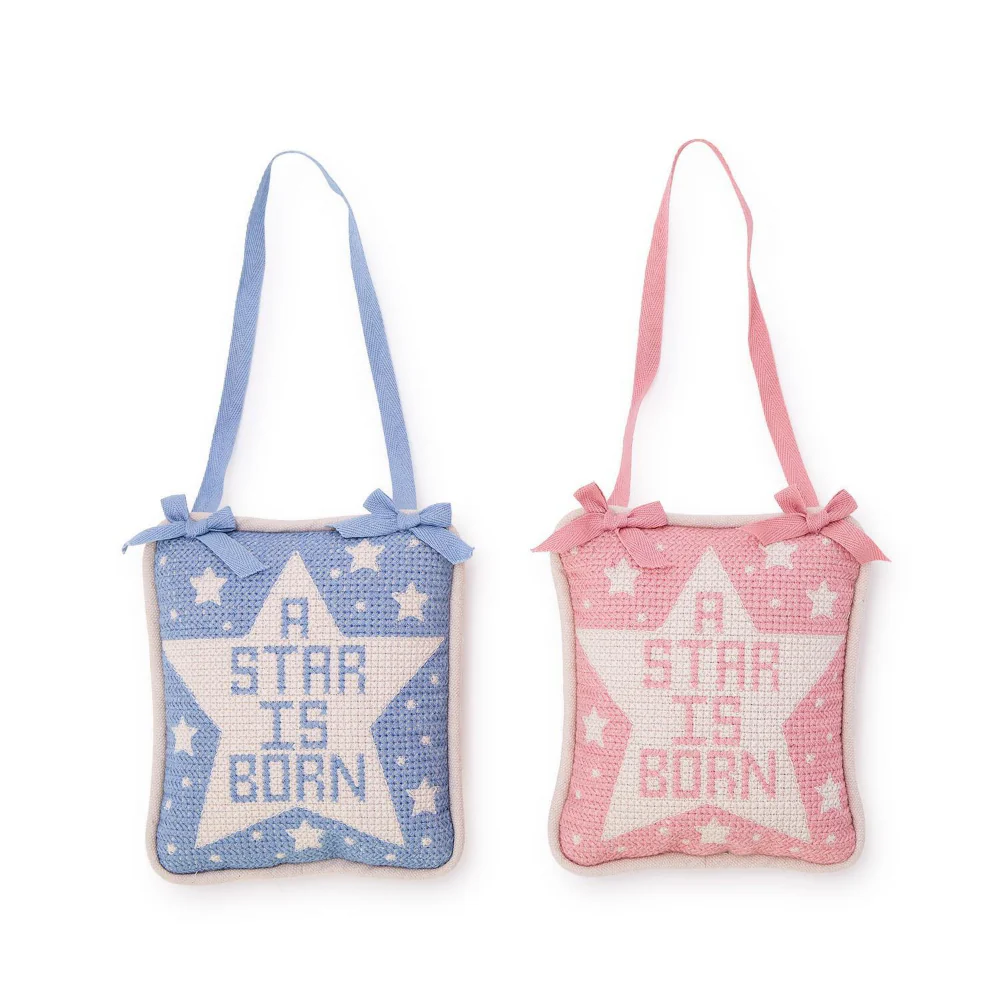 A Star is Born Embroidered Pillow Door Hanger