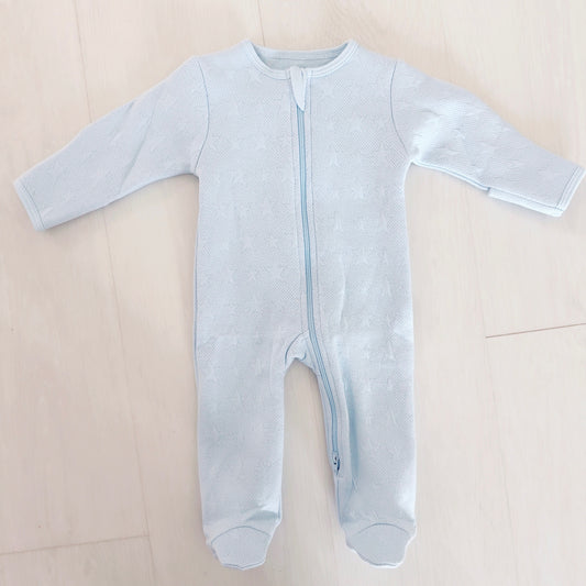 Wesley Star Footie (Blue)