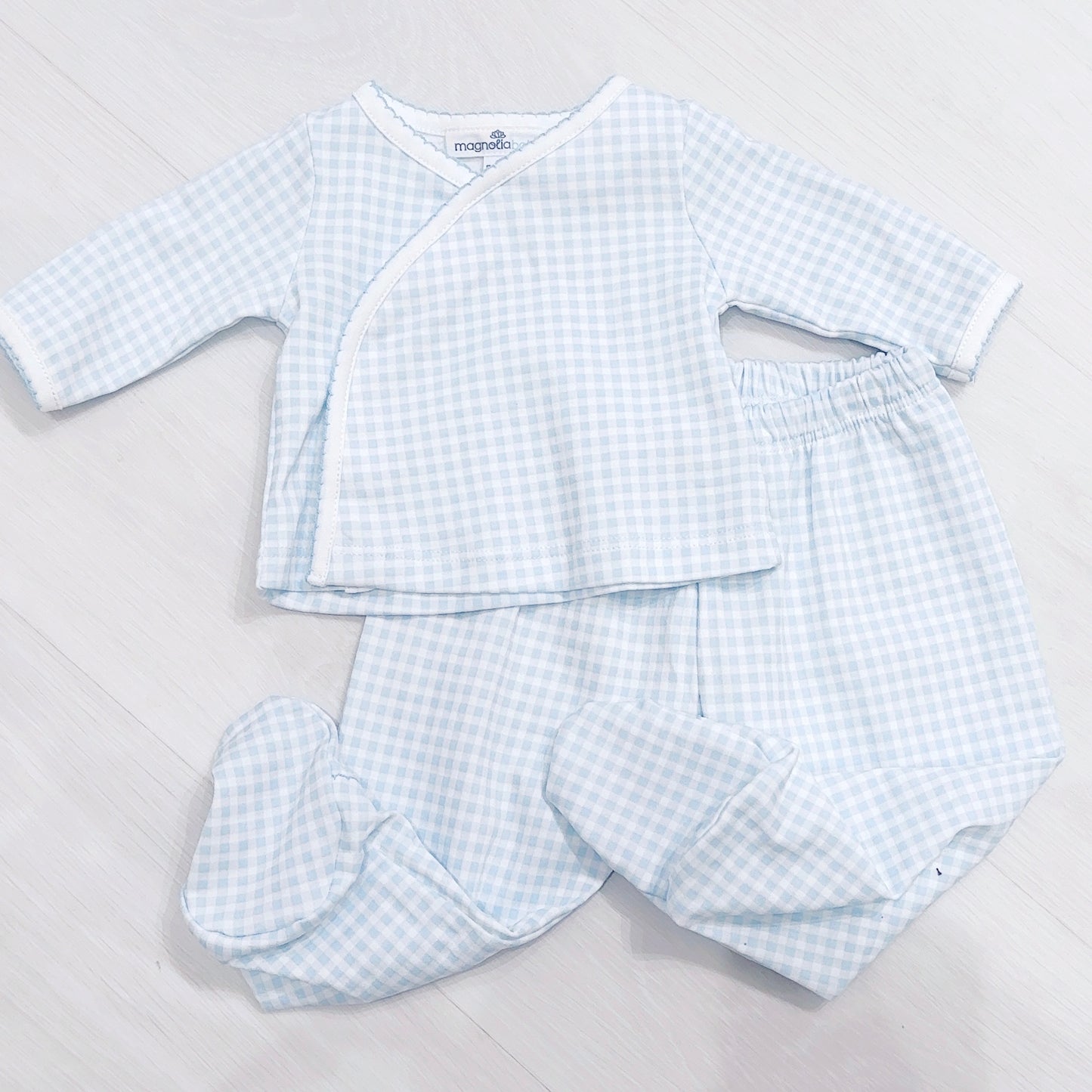 Justin Gingham Two Piece Set