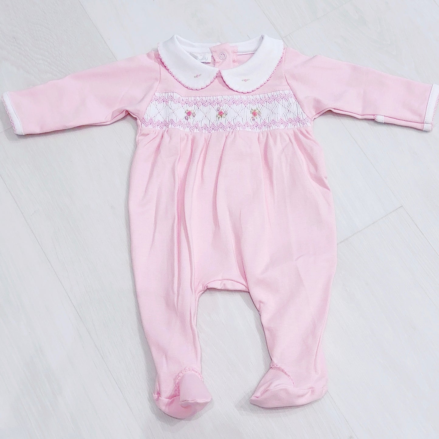 Baleigh Smocked Footie
