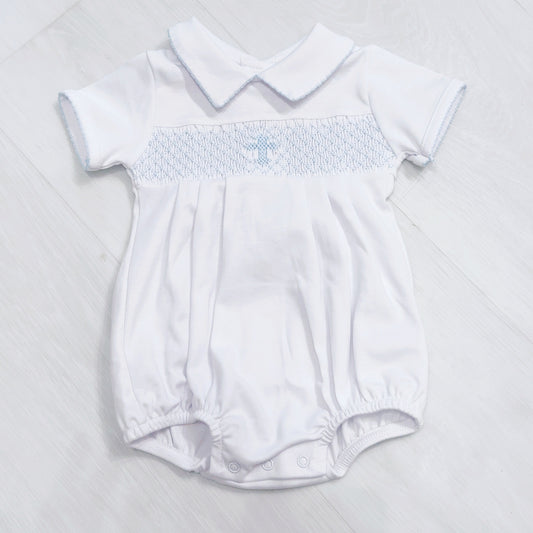 Alexander Cross Smocked Bubble