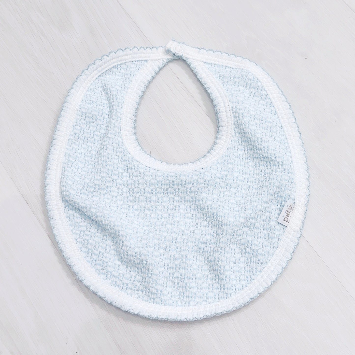 Paty Bib (Blue w/ Blue Trim)