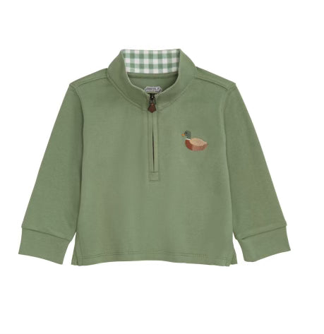 Half Zip Pullover (Green Duck)