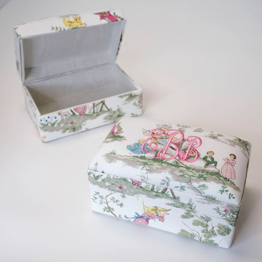Over The Moon Toile- Keepsake Box