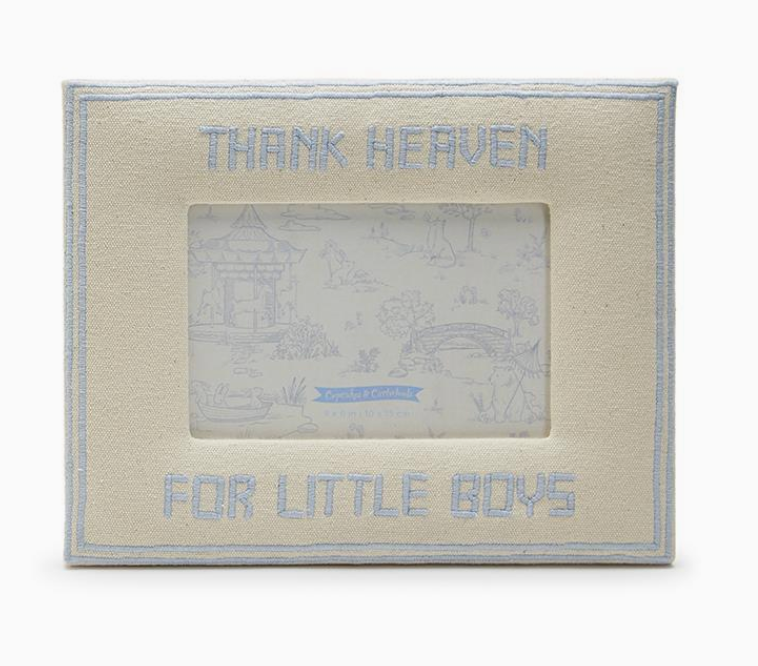 Thank Heaven- Picture Frame- Boys