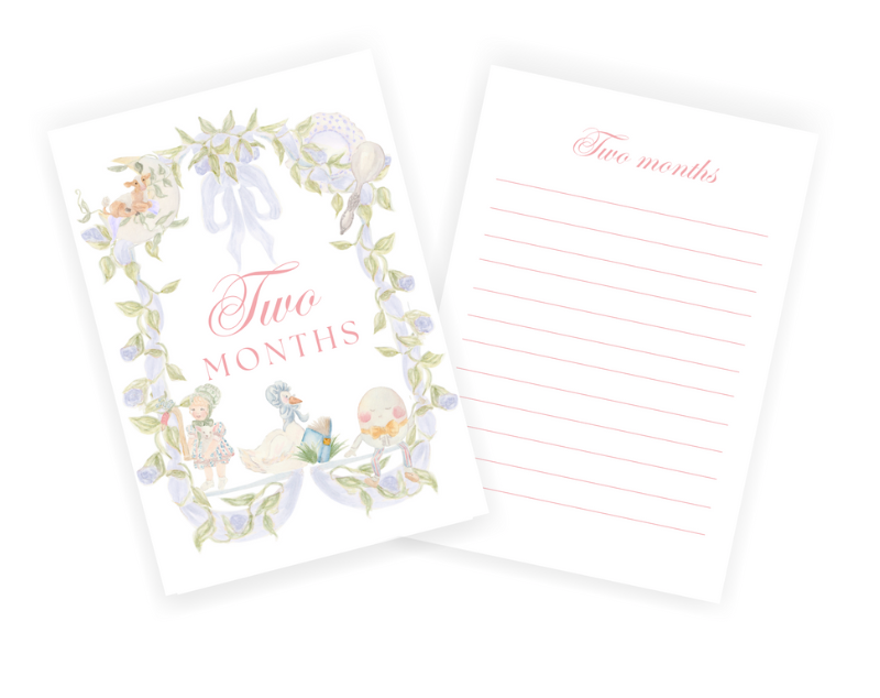 Mother Goose Milestone Cards