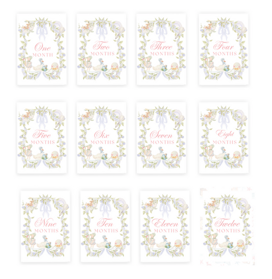 Mother Goose Milestone Cards