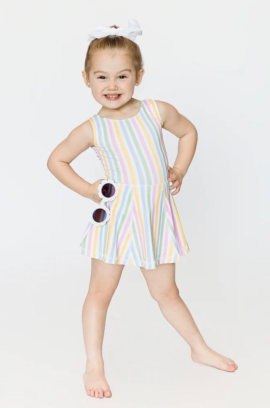 Caroline Striped Active Dress
