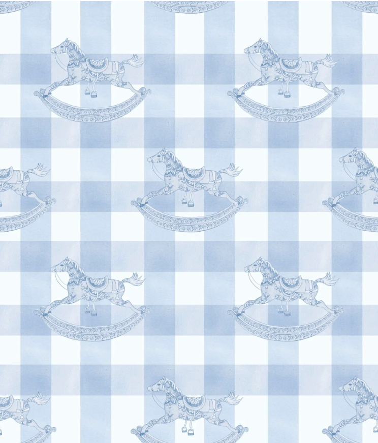 Pony Parlor Dopp Bag (Blue)