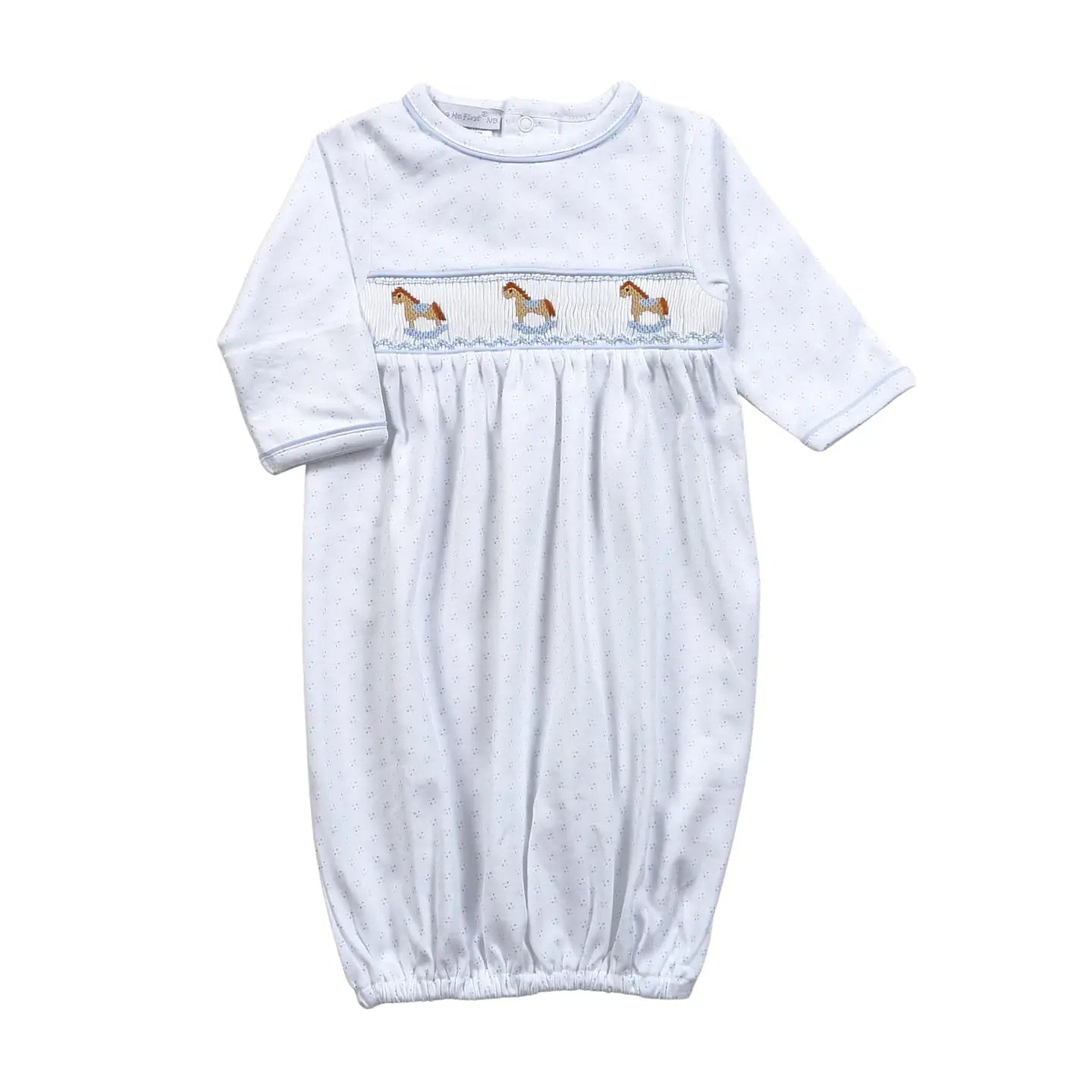 Smocked Rocking Horse Gown