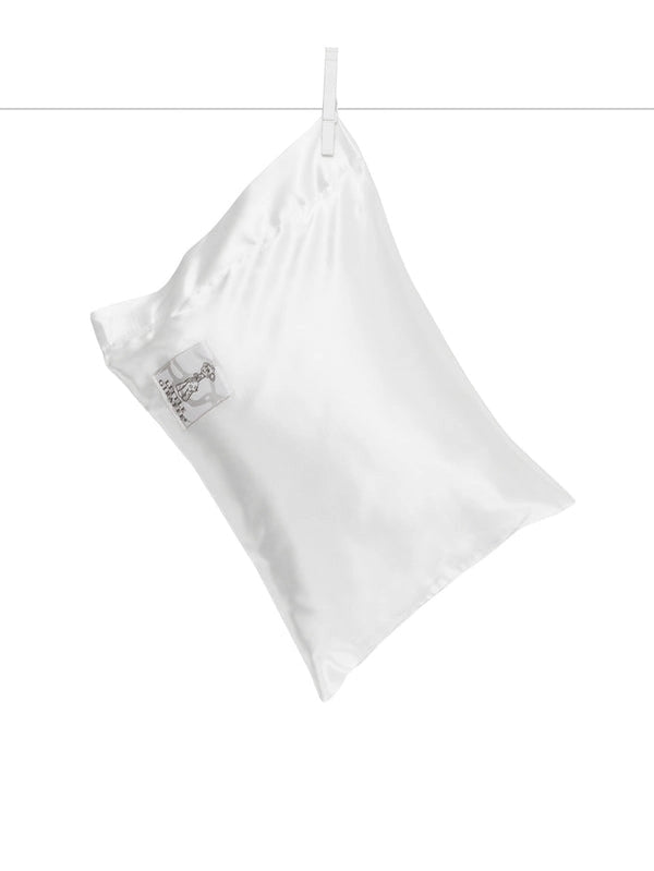 Satin Nursery Pillow-White