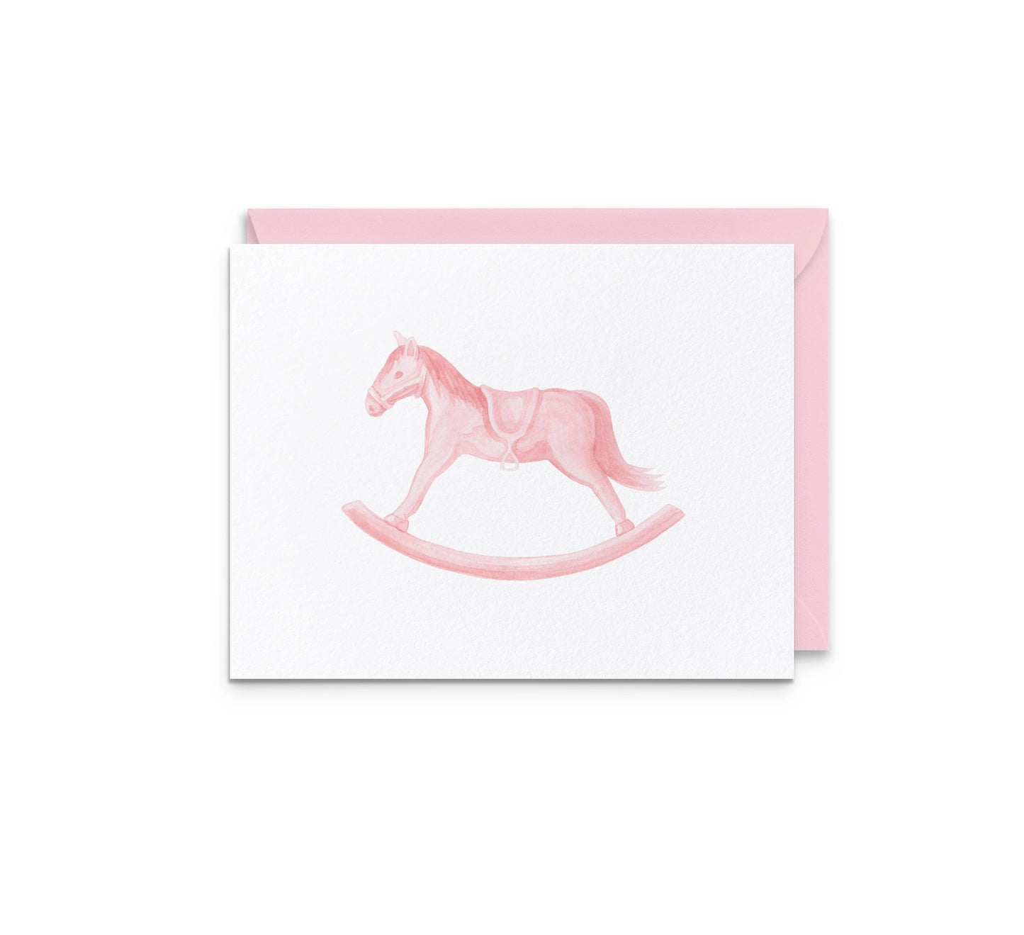 Note Cards- Pink Rocking Horse