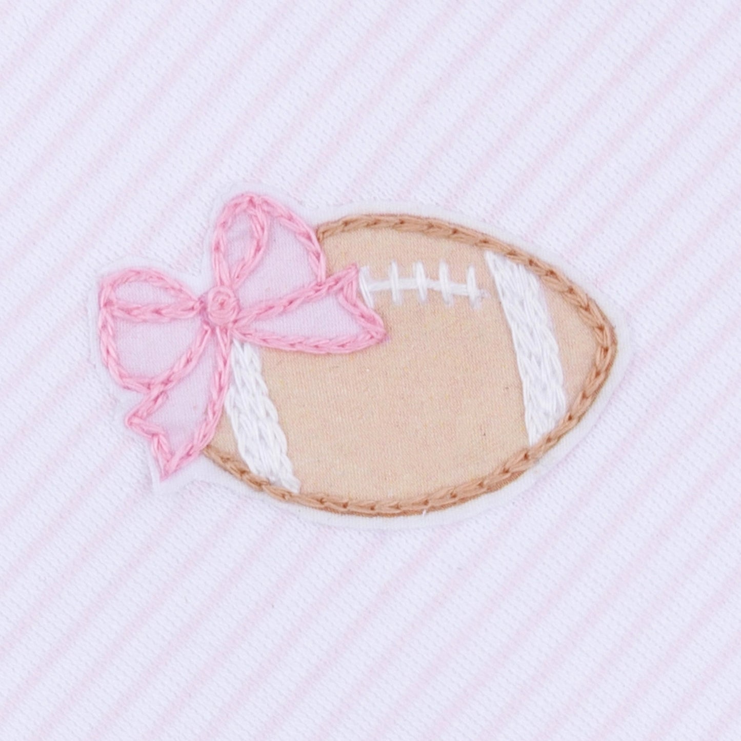 Touchdown Cutie Embroidered Bubble - Pink