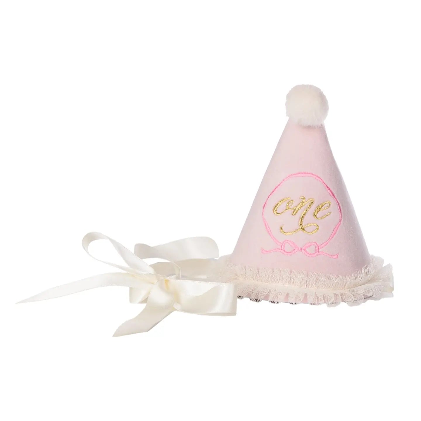 First Birthday Hat- Pink
