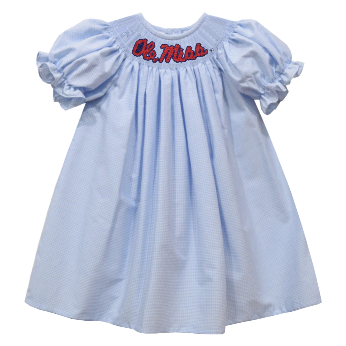 powder blue ole miss dress Blue Ole Miss Rebels Baseball Jersey Tee Dress- (Women's) Adult Large