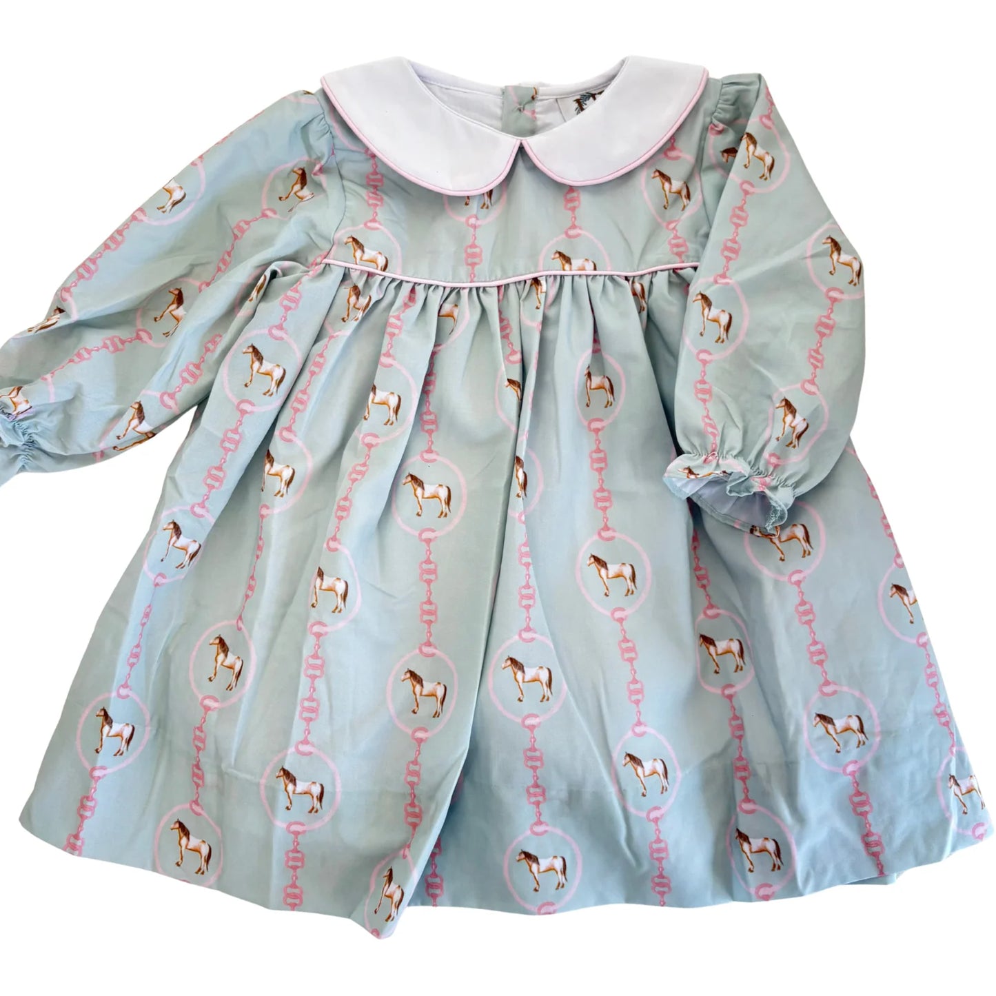 Girls Paloma Roundup Long Sleeve Collar Dress