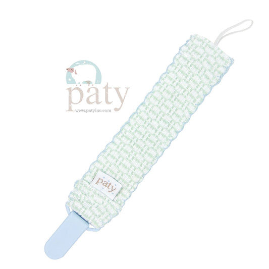 Paty Paci Strap (Mint with Blue Trim)