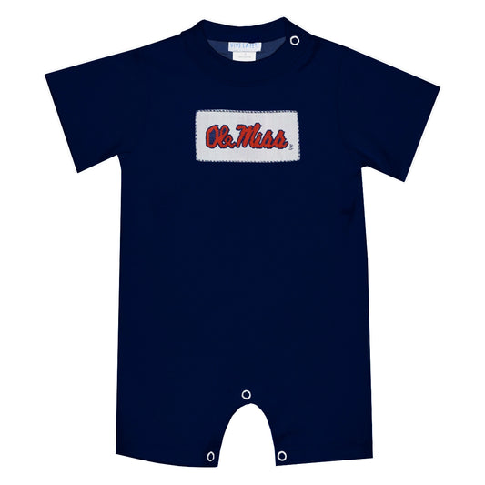 Ole Miss Smocked Romper