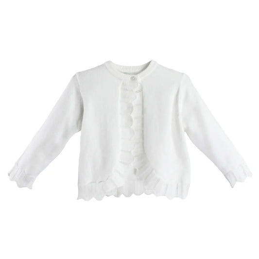 Pointelle Sweater Cardigan
