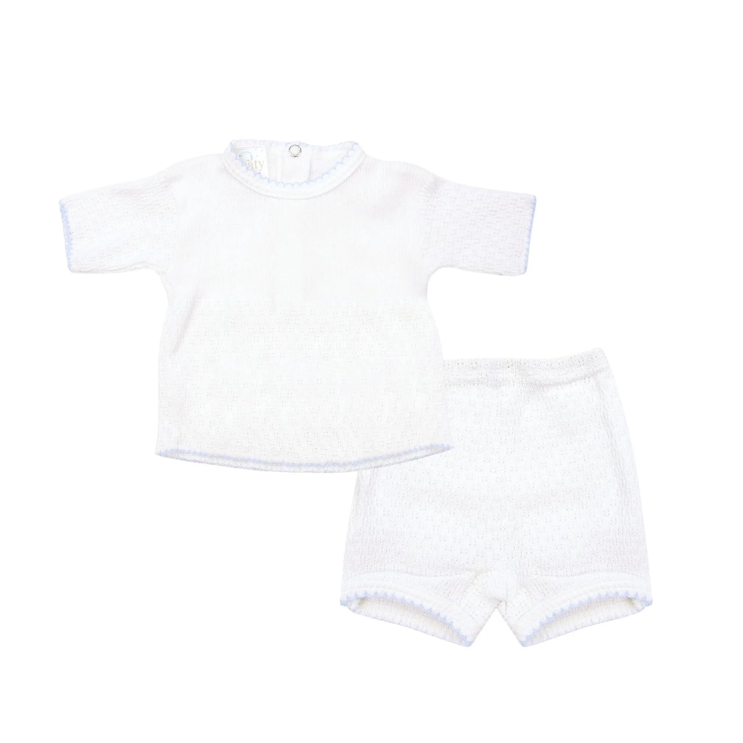 Paty White Short Set