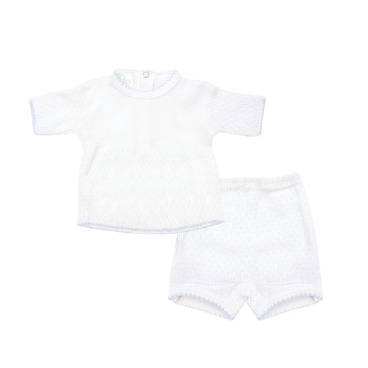 Paty White Short Set
