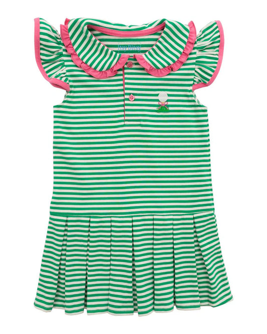 Green Striped Golf Dress