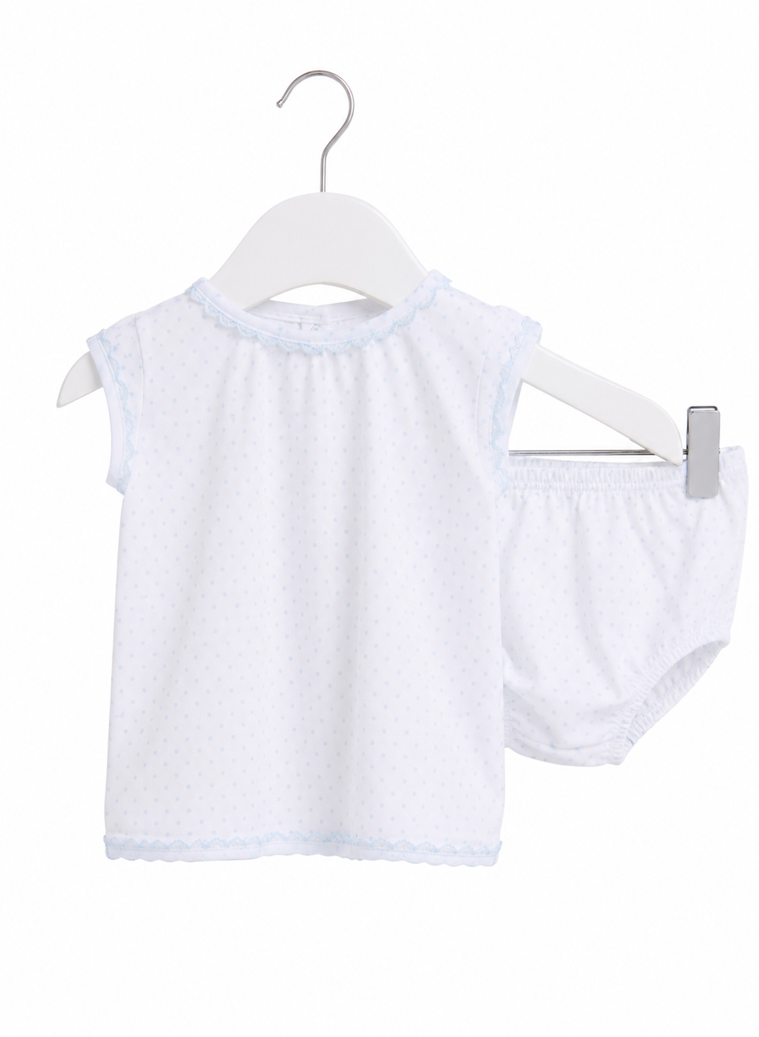 Thomas Diaper Set- Blue Dots