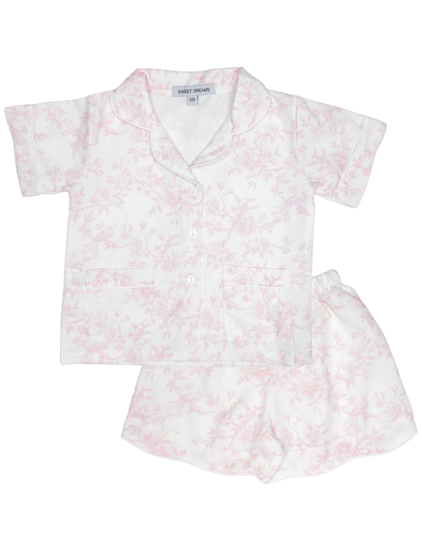 Carolyn Floral Pj Set- Pink
