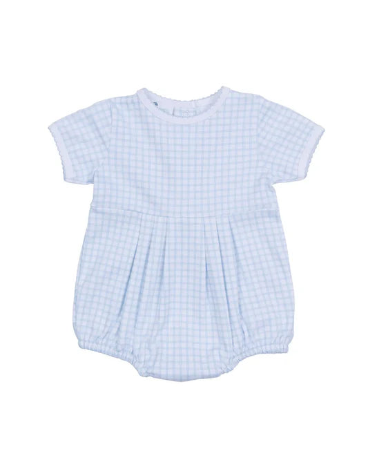 Mini Checks Bubble- Blue