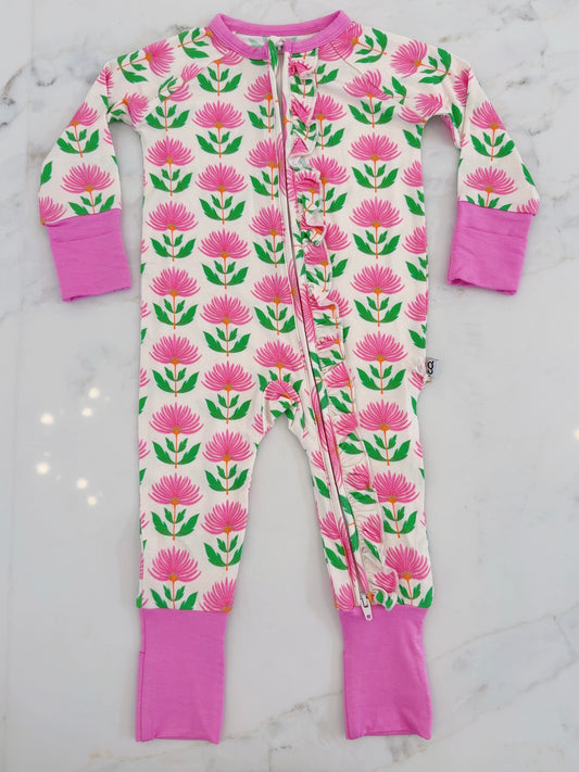 Block Print Flowers Bamboo Sleeper