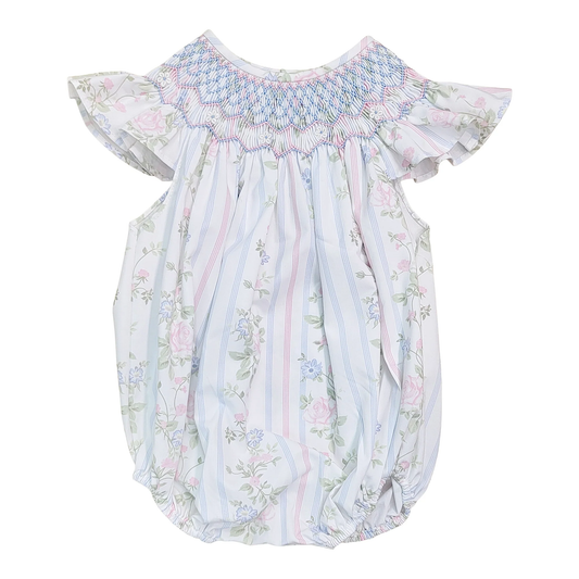 Vallen Smocked Bubble- Floral