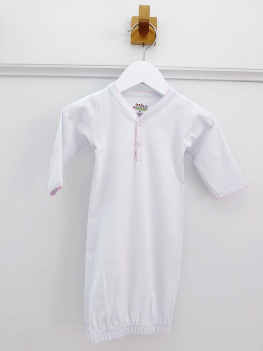 Harper Gown (Pink Trim)