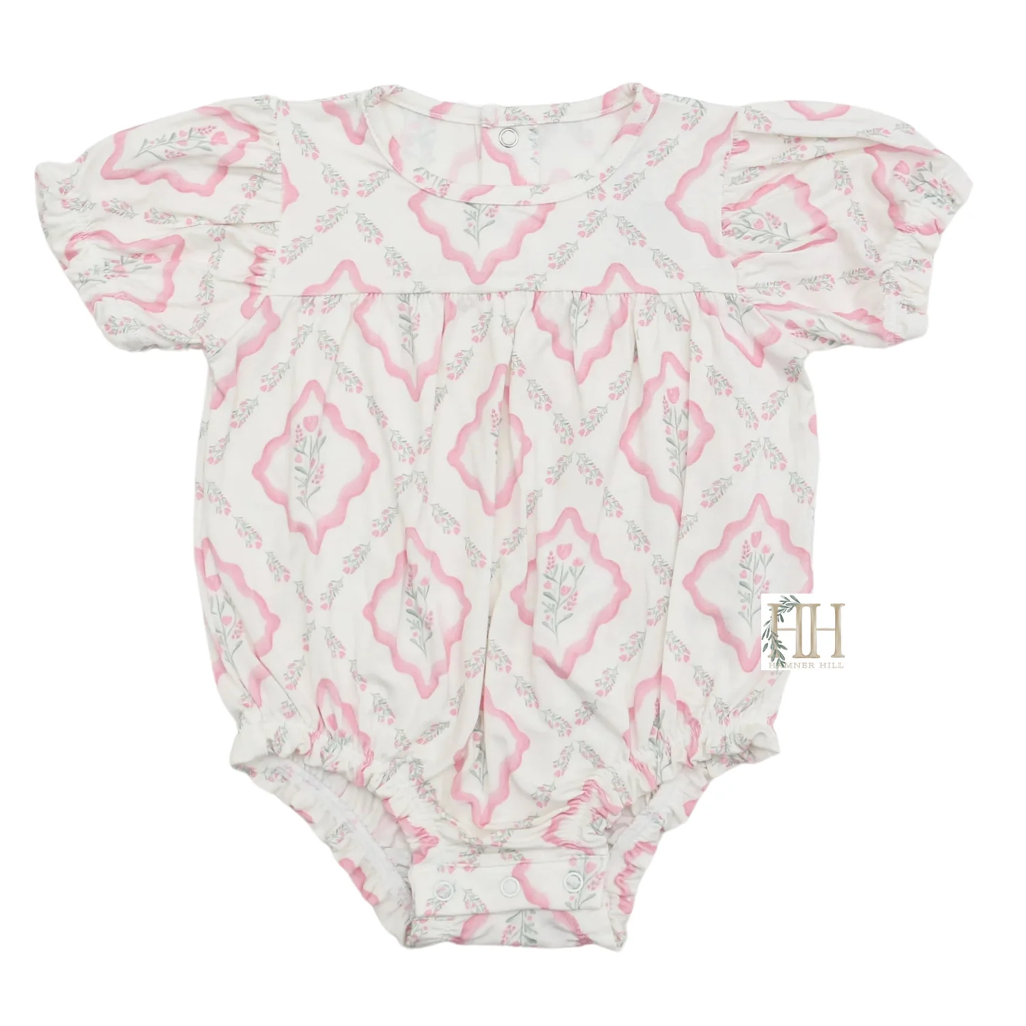 Girls Diamond Floral Bamboo Bubble