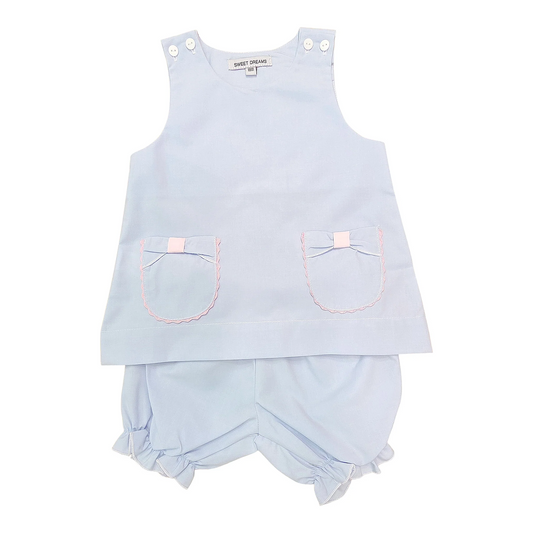 Maddie Bloomer Set-Blue