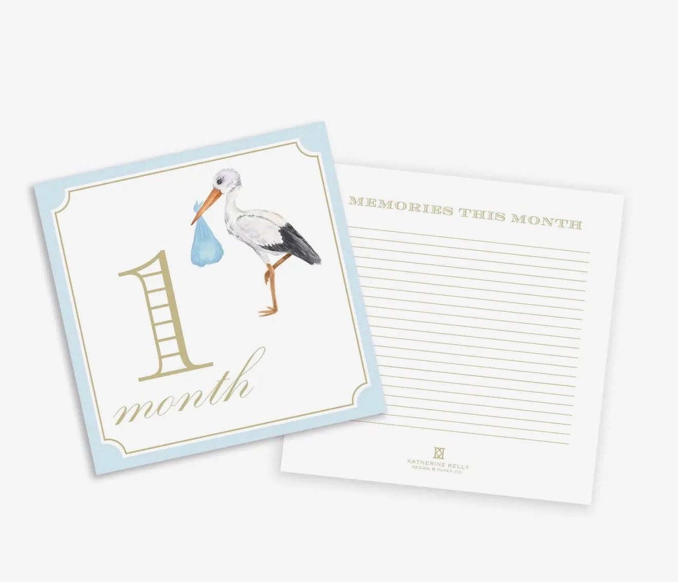 Classic Milestone Cards (Blue)