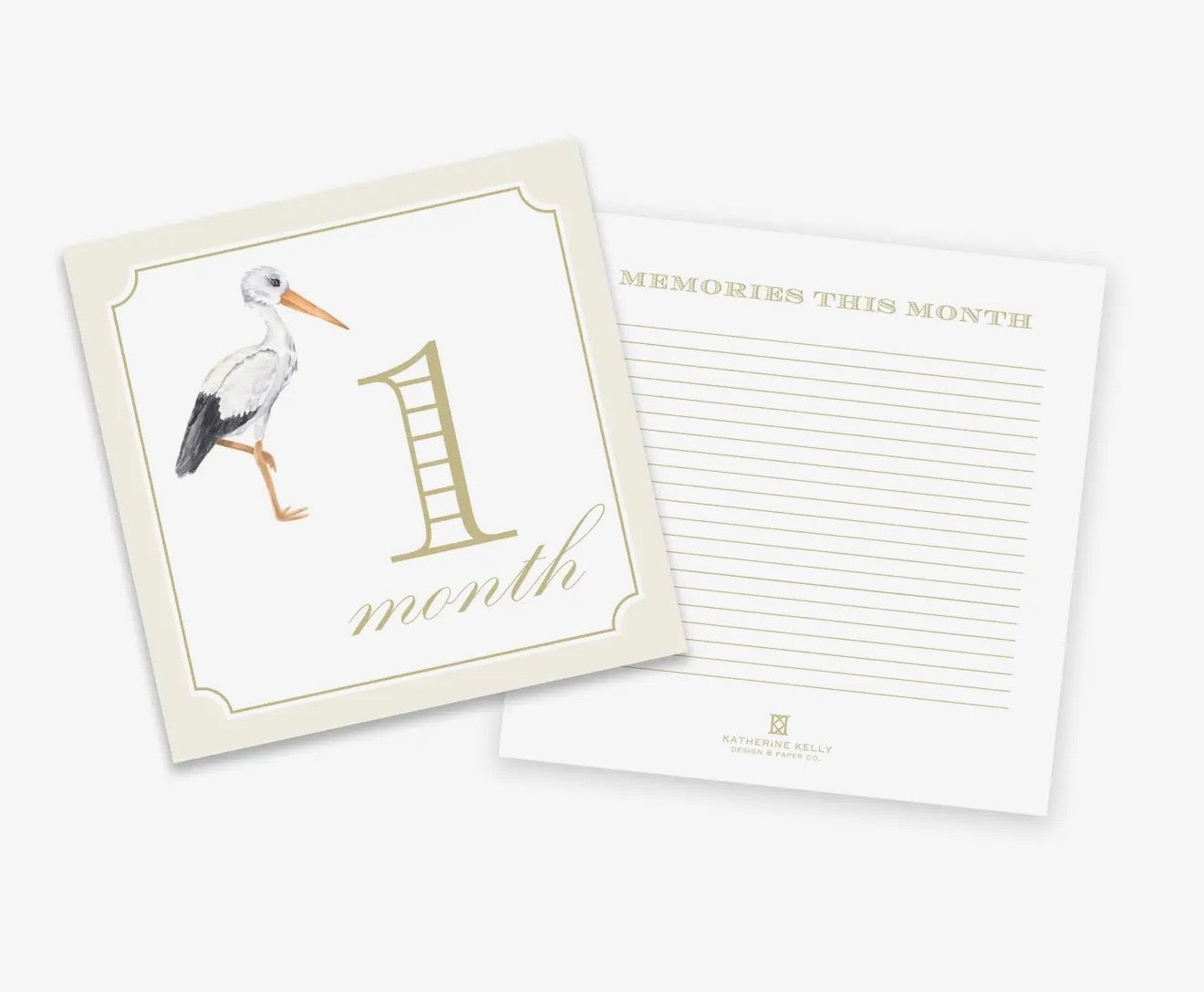 Classic Milestone Cards (Gold)
